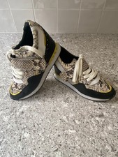 Ash Grey Leather Snakeskin