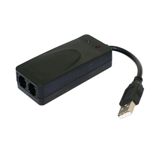 Usb fax modem dual - fax, port