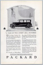 1925 Packard Vintage Car Ad