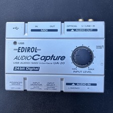 Edirol UA-20 Audio Capture USB MIDI Interface - Optical / Midi