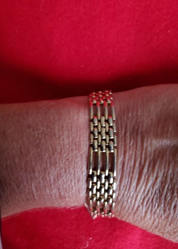 Vintage gate bracelet 9ct - gate,