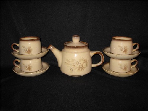 Denby images tea set teapot - tea,