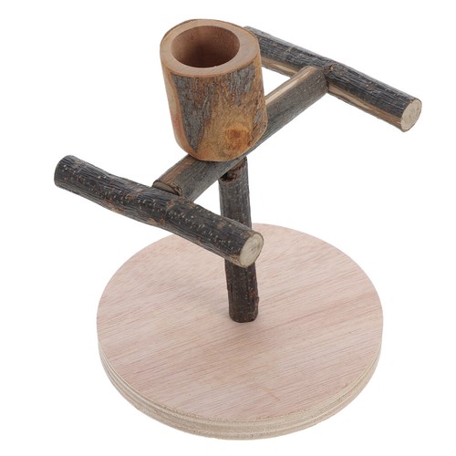 Portable coffee wooden - wooden, parrot