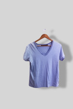 Vintage womens fila purple v-neck tees XL| SKU 2577