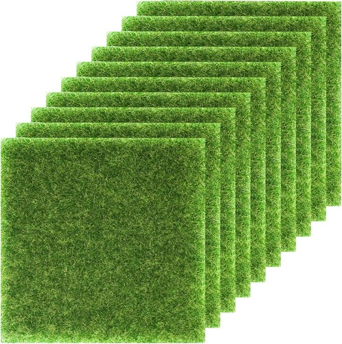 10pcs grass mat - 10pcs, 15x15cm