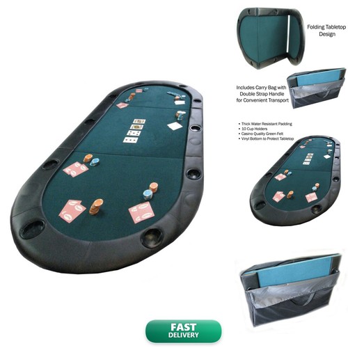 Foldable poker table top - foldable,