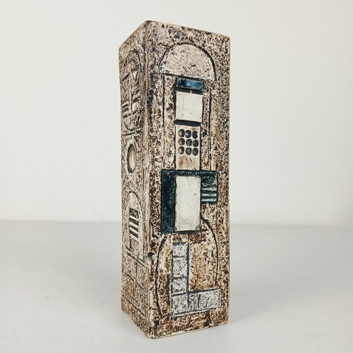 Troika brutalist square vase - square,