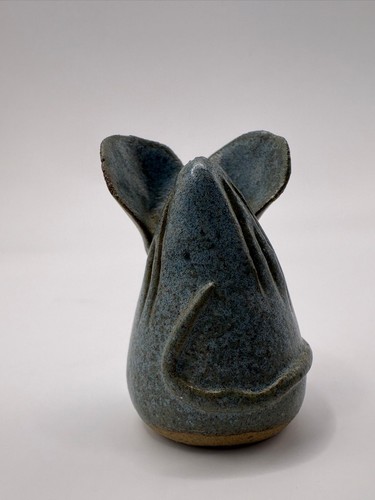 Vintage handmade small blue - small,