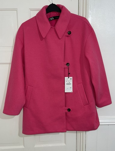 Zara fuchsia pink wool blend - fuchsia,