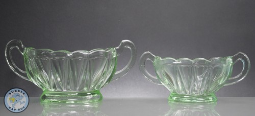Two bagley art deco green - art,