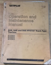 CAT CATERPILLAR D3G D4G D5G TRACTOR DOZER OPERATION & MAINTENANCE MANUAL BOOK