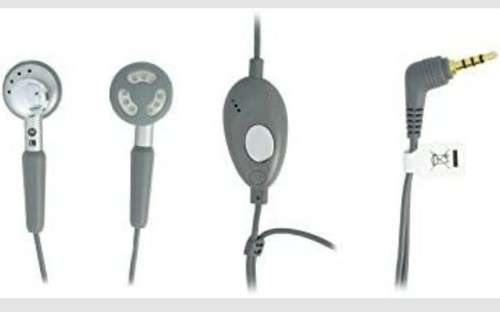 Grey motorola 5mm headset - grey,