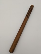 Vintage Hardwood Police Baton Collectable 407 Wood 18.5" Length Law Enforcement