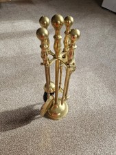 VINTAGE BRASS FIREPLACE 4