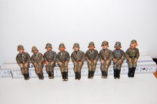 Lot Of 9 Old Toy Soldiers Crew