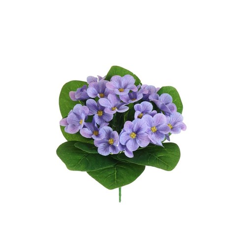 Faux silk african violet - silk,