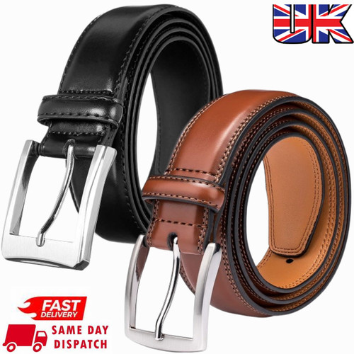 Mens genuine leather belt - mens,