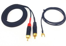 THORENS TD 321, TD 105, TD 150 MK2 RC Turntable Cable, 140 cm, 55 in |3W