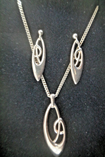Ortak silver pendant earrings - pendant,