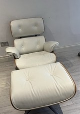 Replica Charles Eames Chair with Footstool 