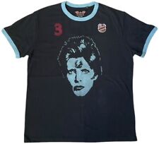 Ringspun Allstars T Shirt XXL David Bowie Ziggy Stardust Rare Blue Retro Graphic