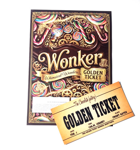 Wonker wrapper golden ticket - wonker,
