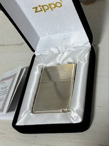 Zippo sterling silver lighter - silver,