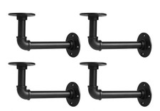 Pipe Shelf Brackets Set of 4