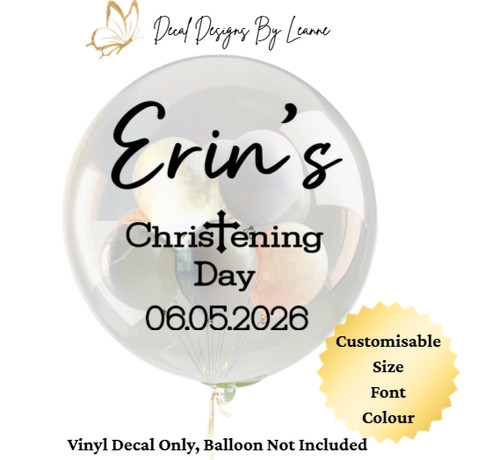 Personalised christening day - christening,