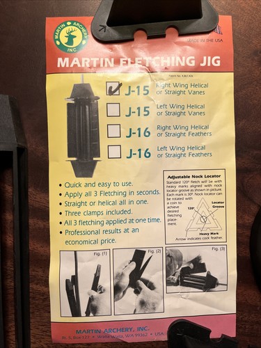 Martin clamp fletching - clamp,