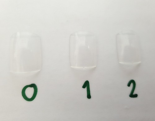 Clear big large - false, toes