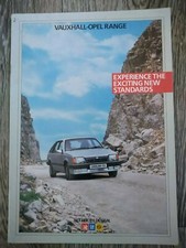 VAUXHALL OPEL Nova Astra Cavalier Manta Carlton Senator Monza UK Brochure 1984