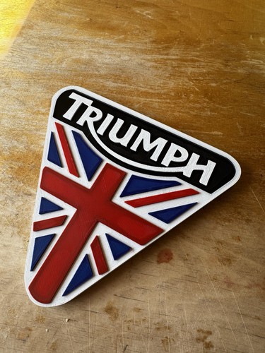 Triumph logo sign union - triumph, ~