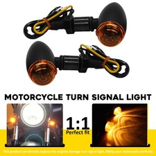 2X Universal Motorcycle Amber