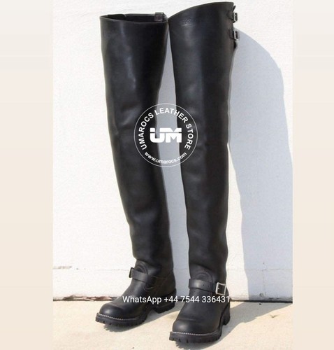 Men thigh high leather - men's, boots