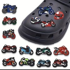 Motorbike Helmet Shoe Charms