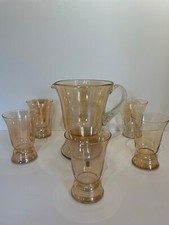 Vintage glass jug pitcher