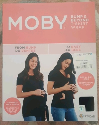 Moby baby tshirt wrap carrier - baby,