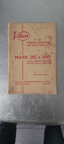 Villiers mark 29c 30c 147cc - villiers,