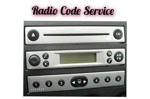 Ford radio code - ford, service
