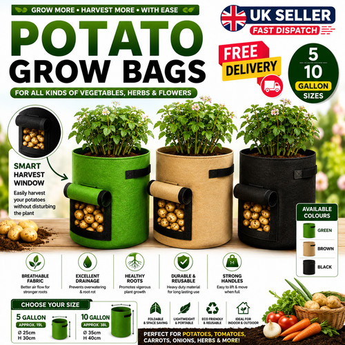 Potato grow bags tomato - potato,