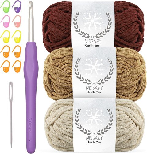 Chenille yarn for - yarn, crochet