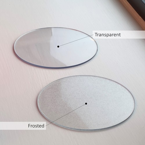 Set round square transparent - round,