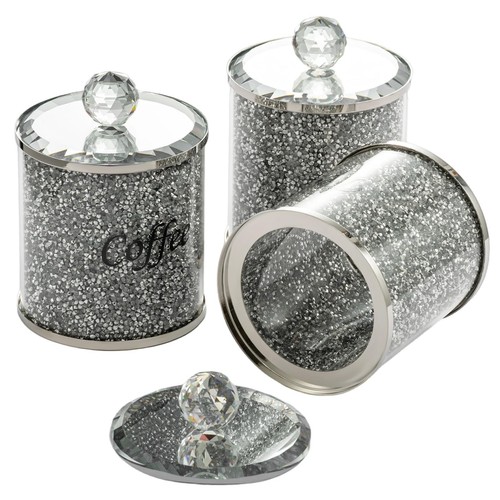 3pcs black sugar jar - black, storage