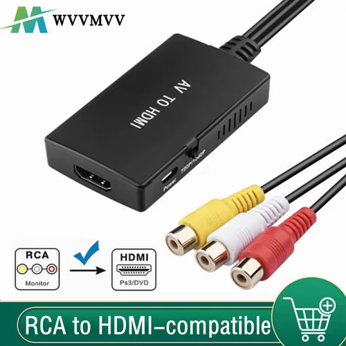 Hdmi converter 1080p rca - av,