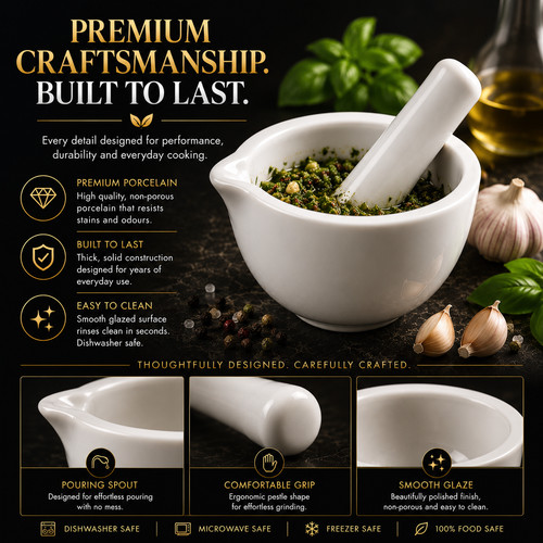 Pestle mortar set - mortar, mini