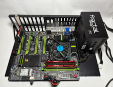 Open  case PC / Test bench with Gigabyte G1 sniper 3 motherboard,ssd and psu