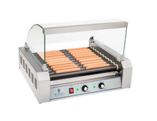 Royal Catering Hot Dog Grill Electric Sausage Roller Machine 11 Rollers 