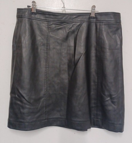 Black faux leather or - black,