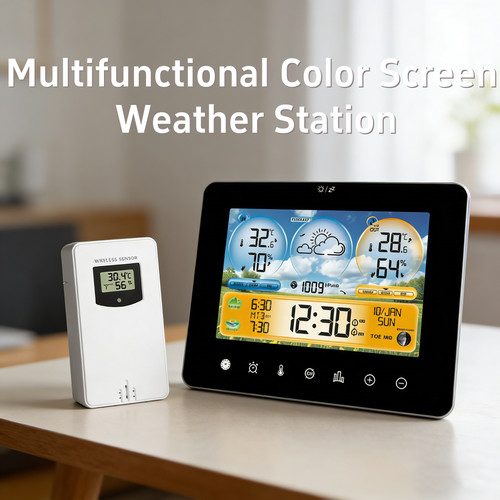 Weather station indoor outdoor - weather,